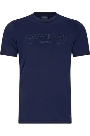 cavallaro Cavallaro Beciano T-Shirt Logo Navy