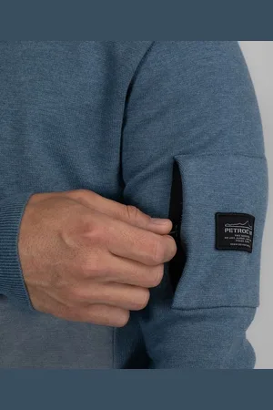 Petrol Industries Half Zip Trui Melange