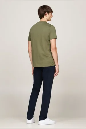 Tommy Hilfiger T-shirt Logo Olijfgroen