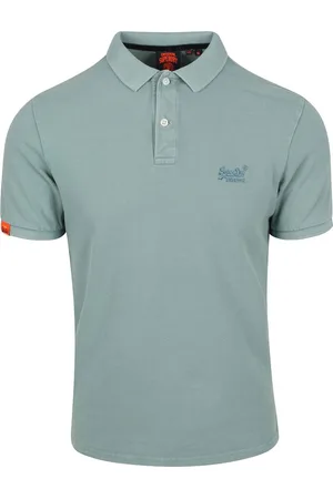Superdry Polo Destroyed Tourmaline Blue
