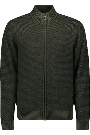 No Excess Vest Zipper Donkergroen