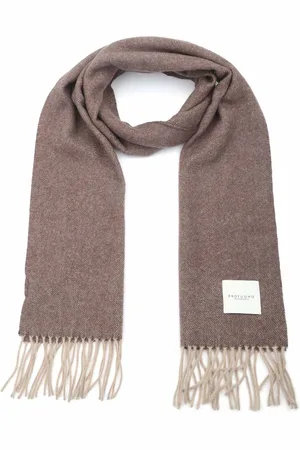 Profuomo Sjaal Lamswol Brown