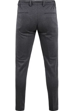 Suitable Pantalon Jersey Pied De Poule Navy