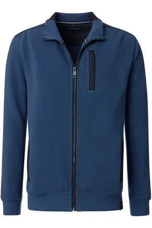 Casa Moda Vest Zip Dark Indigo