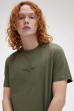 Fred Perry T-Shirt M4580 Olijfgroen