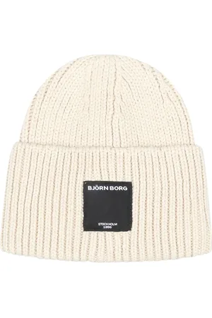 Björn Borg Knitted Muts Ecru