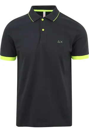 sun68 Poloshirt Small Stripe Antraciet