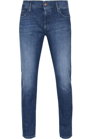 Alberto Slim Organic Denim Dark Blue
