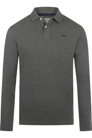 McGregor Long Sleeve Poloshirt Antraciet