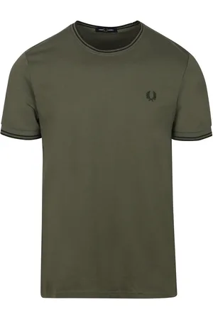Fred Perry T-shirt Olijfgroen W49