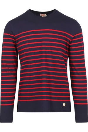 Armor.lux Port-Louis T-Shirt Strepen Rood