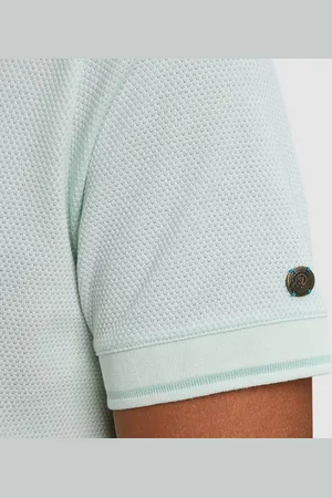 Cast Iron Popcorn Poloshirt Opal Blauw