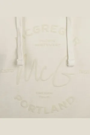 McGregor Hoodie Logo Ecru