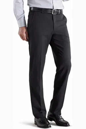 Meyer Pantalon Roma Wolmix Antraciet