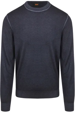 HUGO BOSS Pullover Astefano Wol Navy