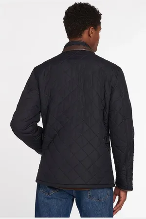 Barbour Quilted Jas Powell Donkerblauw