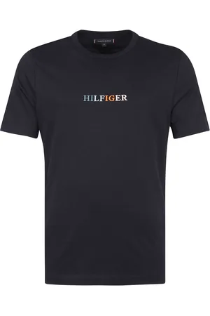 Tommy Hilfiger T-shirt Logo Navy Blauw