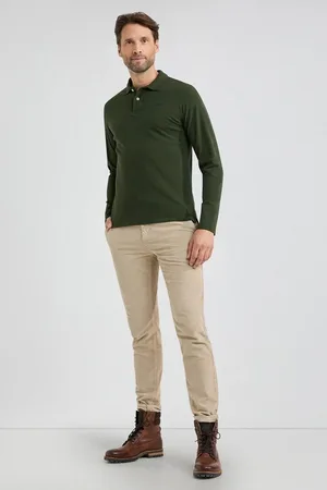 McGregor Long Sleeve Poloshirt Pine