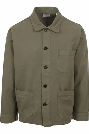 Colorful Standard Overshirt Olijfgroen