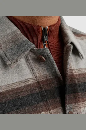Vanguard Overshirt Brushed Wolblend Ruit