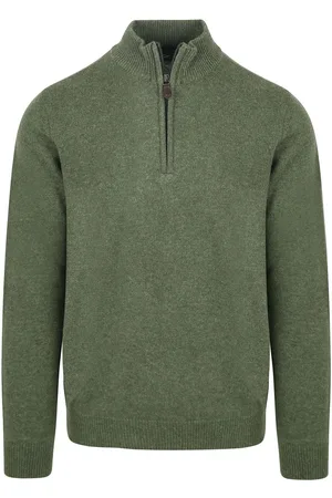 Suitable Half Zip Trui Lamswol