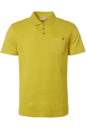 No Excess Polo Jacquard Mix Lime