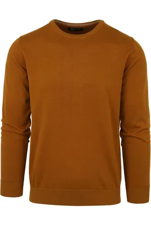 Suitable Oini Pullover O-Hals Okergeel