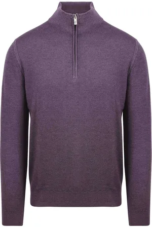 R2 Amsterdam R2 Half Zip Trui Merino Wol