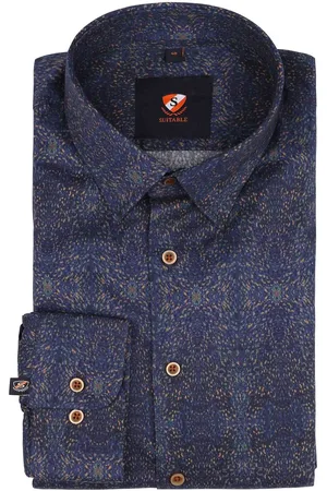 Suitable Overhemd Van Gogh Navy