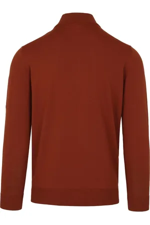 Suitable Half Zip Trui Brique