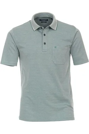Casa Moda Polo Stretch Melange Lichtgroen