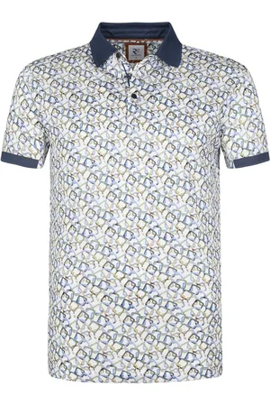 R2 Amsterdam R2 Poloshirt Pique Print