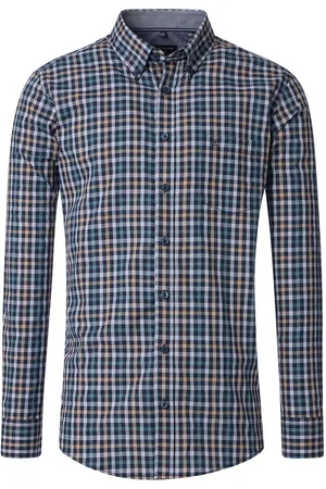 Casa Moda Overhemd Ruiten Navy