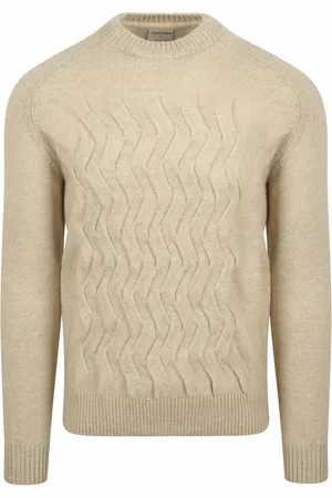 No Excess Trui Jacquard Ecru