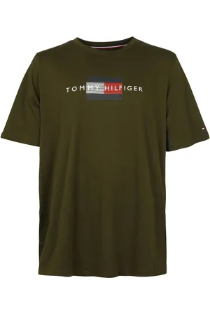Tommy Hilfiger Big and Tall Logo Lines T-shirt