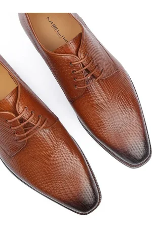 Melik Schoen Derby Monoti Cognac