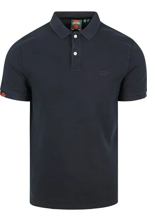 Superdry Polo Destroyed Navy