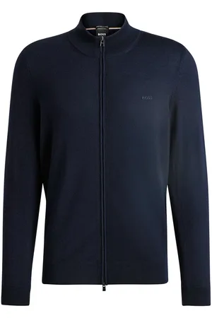 HUGO BOSS Balonso Vest Wol Navy