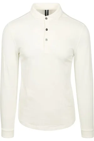 Profuomo Longsleeve Polo Off White