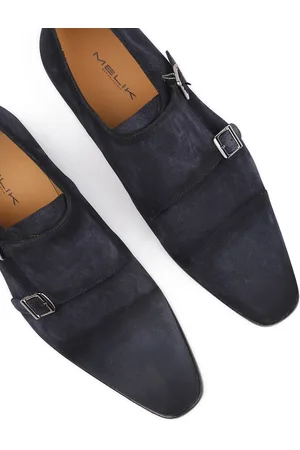 Melik Schoen Derby Sugero Suede Navy
