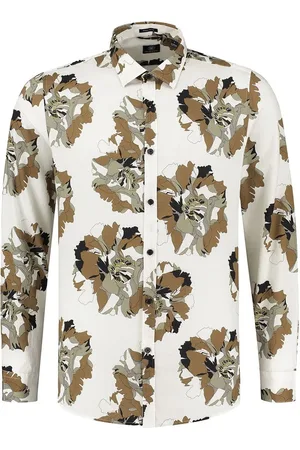 Dstrezzed Overhemd Camo Flower Off-White