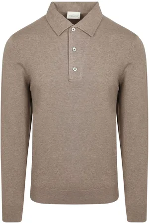 Profuomo Longsleeve Poloshirt Luxury Basic