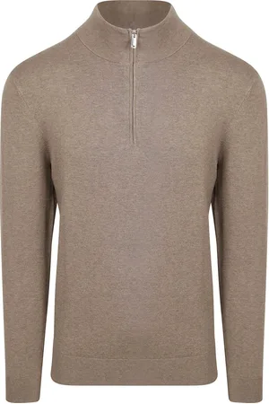 Profuomo Half Zip Pullover Luxury Basic