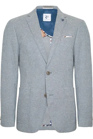 R2 Amsterdam R2 Halflined Colbert Blauw