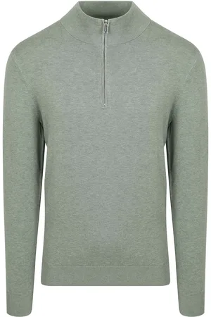 Profuomo Half Zip Pullover Luxury Basic