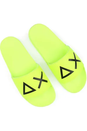 sun68 Slippers Logo Fluo
