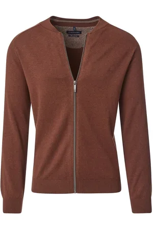 Casa Moda Vest Zip Brique