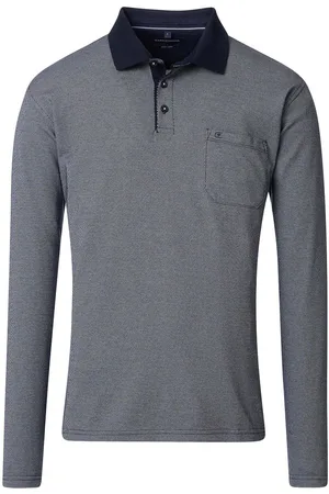 Casa Moda Long Sleeve Polo Structure