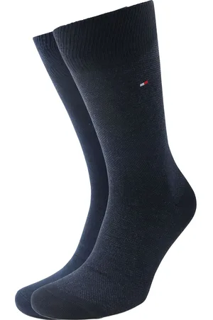 Tommy Hilfiger 2-Pack Sokken Birdseye Blauw 001