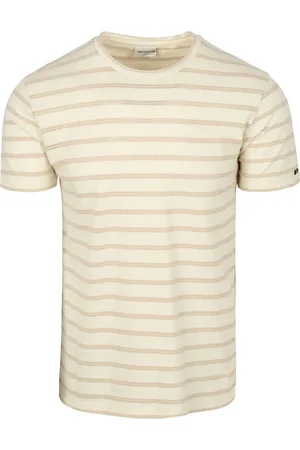 No Excess No-Excess T-Shirt Crewneck Jacquard Stripes
